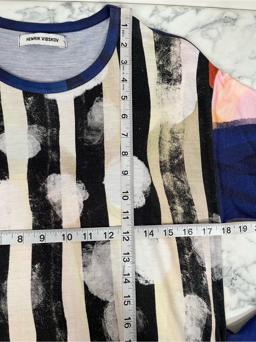 HENRIK VIBSKOV Flute Midi Dress Layered Drapes Lagenlook Geometric Artsy - Picture 8 of 15
